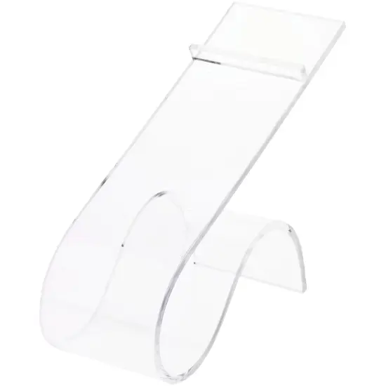 Plymor Clear Acrylic Shoe Rest, 2" W x 4.5" D x 4.75" H (Fits Most Women's & Children's Shoes) {2}