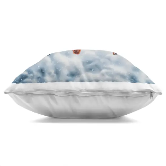 Stupell Industries Winter Dressed Cardinals Indoor Pillow, 18 x 7 x 18 {3}