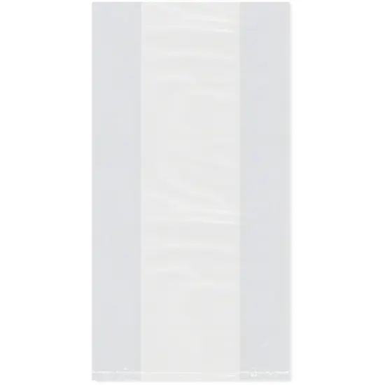 Plymor 8" x 4" x 15" (Pack of 100), 1 Mil Gusseted Plastic Bags {1}