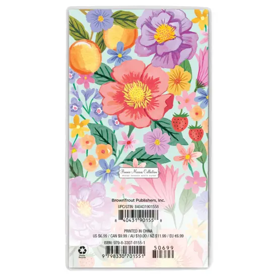 Bonnie Marcus OFFICIAL | 2026-2027 3.5 x 6.5 Inch Two Year Monthly Pocket Planner Calendar | Foil Stamped Cover {2}