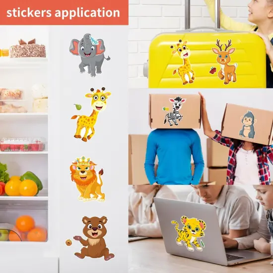 24 Sheets Animal Stickers {3}