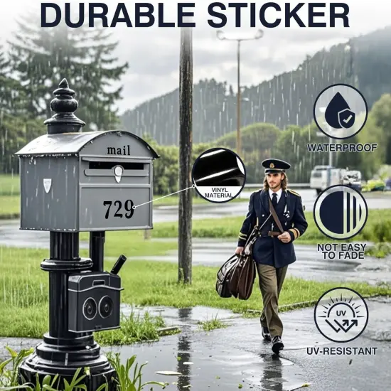 1210 Pieces 10 Sheets Letter Stickers Self-Adhesive Vinyl {2}