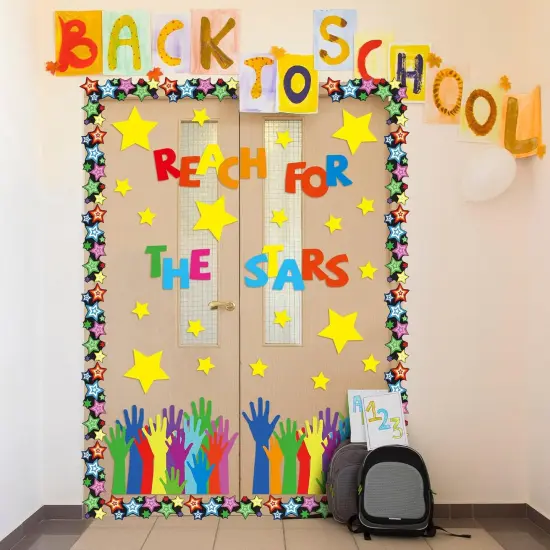 136 Pcs Reach for The Stars Classroom Decor {3}