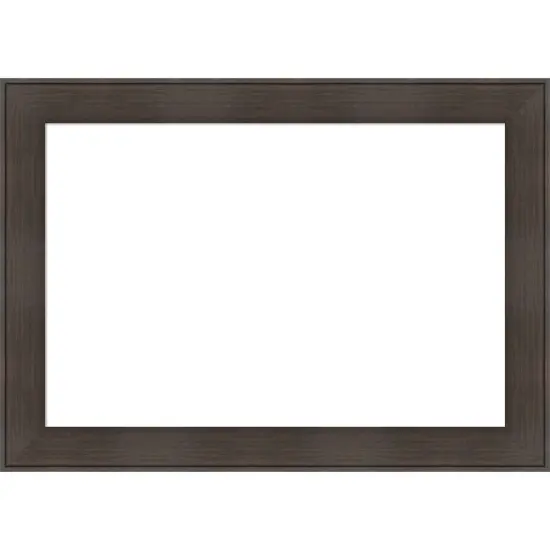 William Rustic Woodgrain Framed Dry Erase Magnetic Board {1}