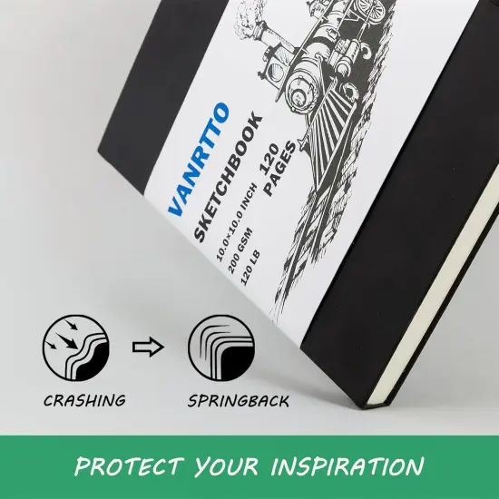 Square Sketchbook 120 Pages/60 Sheets {3}