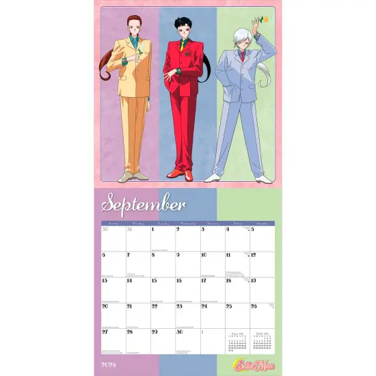 Sailor Moon OFFICIAL | 2026 12 x 24 Inch (Hanging) Monthly Square Wall Calendar {4}
