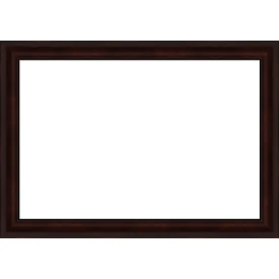 Coffee Bean Brown Framed Dry Erase Magnetic Board {1}