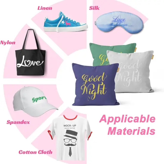 42 Pack 12" x 10" Sheets Iron on Vinyl, 30 Assorted Colors, Heat Transfer Vinyl {3}