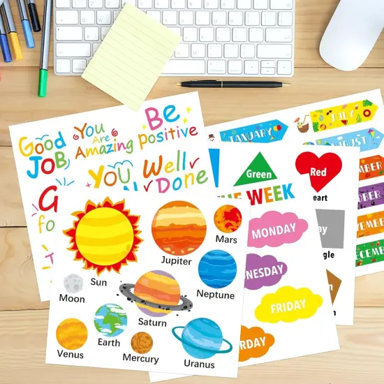 Alphabet Wall Decals for Kids Room {2}