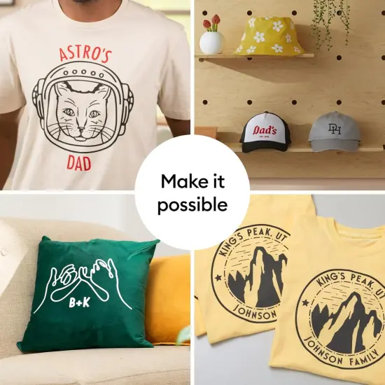 White (13in x 3ft) - HTV Heat Transfer Vinyl - Matless Cutting for Long cuts {5}