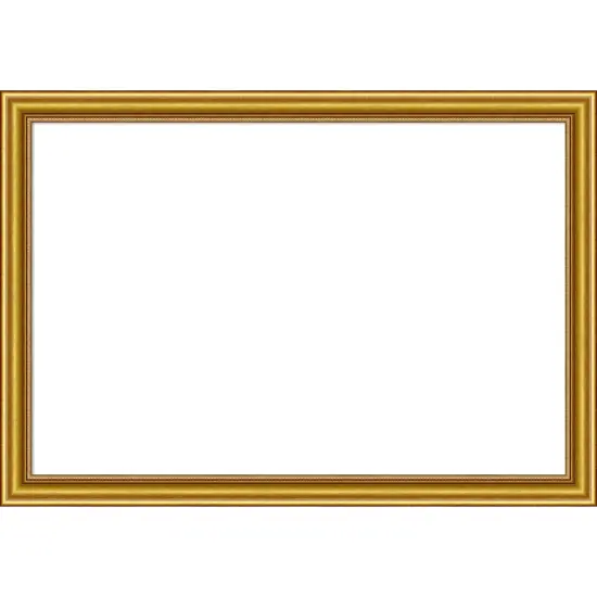 Townhouse Gold Framed Dry Erase Magnetic Board {1}
