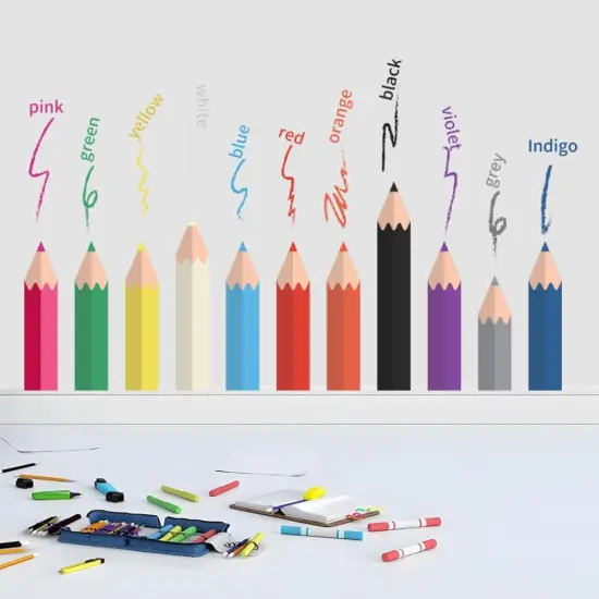 Animal Alphabet Colour Decals Stickers Educational {3}