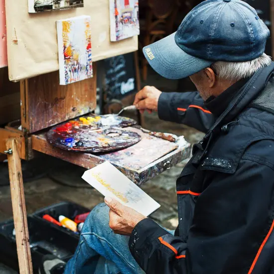 Stretched Canvas for Painting 5x7 Inch/7 Value Pack, 8 Oz Triple Primed 5/8 Inch Profile 100% Cotton White Blank Canvas,Small Framed Canvas for Oil Acrylic & Pouring Art {3}