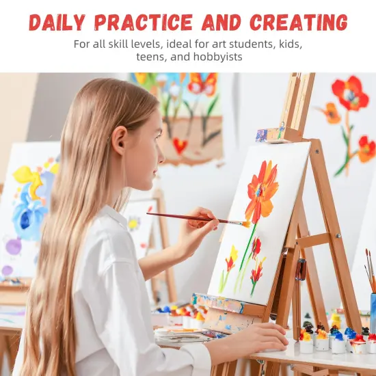 12 Pack 8x10 Canvas Boards for Painting, Blank Canvas Panels Art Painting Supplies - Gesso Primed 100% Cotton for Acrylic Oil Watercolor Tempera Paint {6}