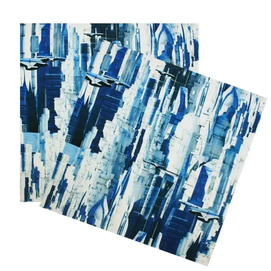 New World Printed Spandex Fabric {4}