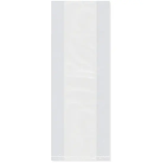 Plymor 5" x 2" x 12" (Pack of 100), 1 Mil Gusseted Plastic Bags {1}