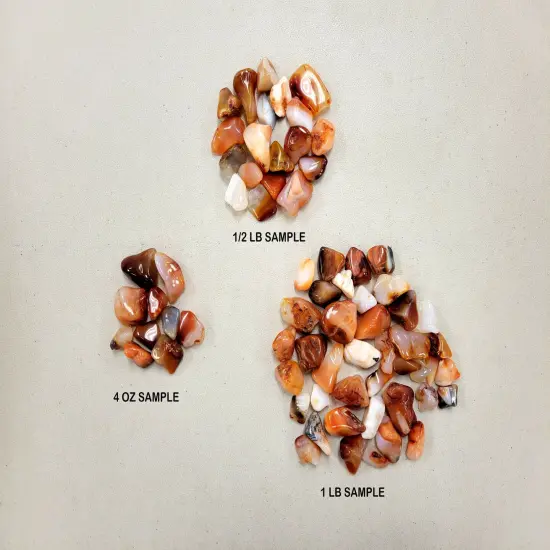 Tumbled Carnelian Crystal Stones from Madagascar {4}