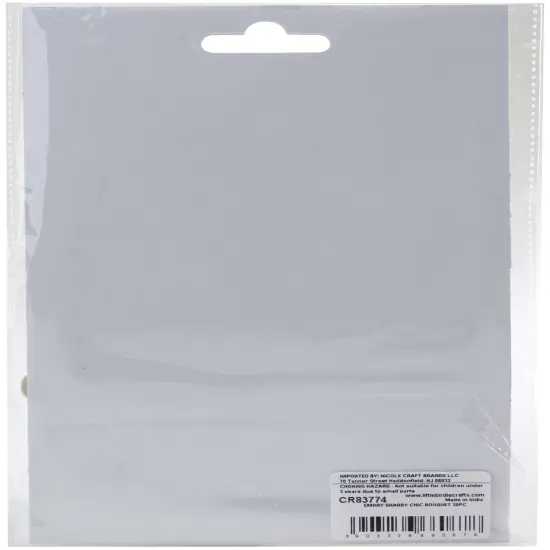 Little Birdie Emory Paper Flowers 30/Pkg-Shabby Chic {4}