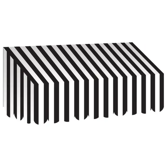 Black & White Stripes Awning {1}