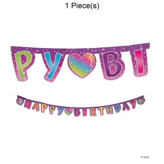 Happy Birthday Rainbow Sparkle Banner {1}