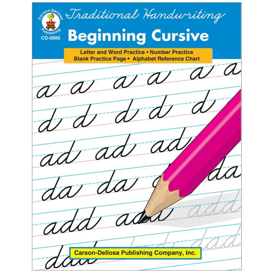Traditional Handwriting: Beginning Cursive Resource Book, Grade 2-5, Paperback {1}