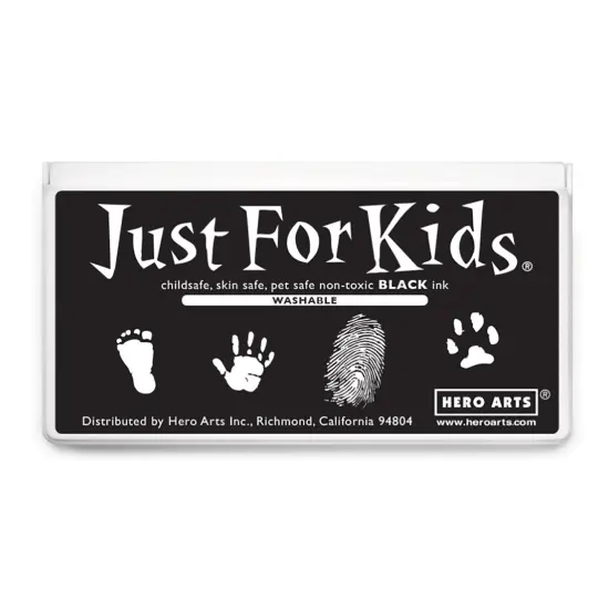 Jumbo Just for Kids Stamp Pad, Black {1}