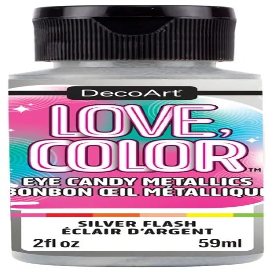 DecoArt Love Color Eye Candy Metallic Paint 2oz {1}