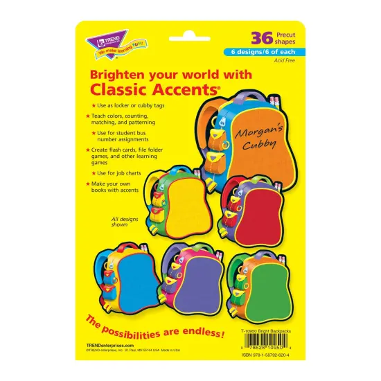 Bright Backpacks Classic Accents&reg; Variety Pack, 36 ct {3}