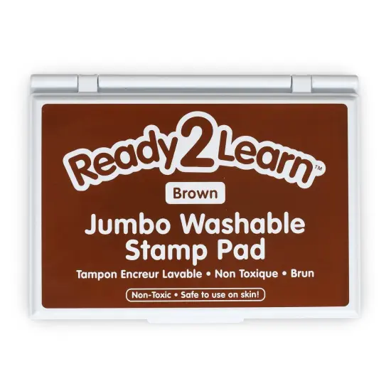 Jumbo Washable Stamp Pad - Brown - 6.2"L x 4.1"W {1}