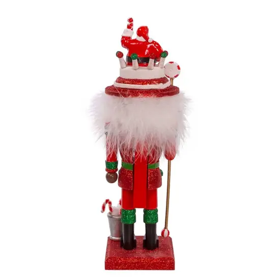 Kurt Adler 10-Inch Hollywood Black Nutcracker with Santa Hat {3}