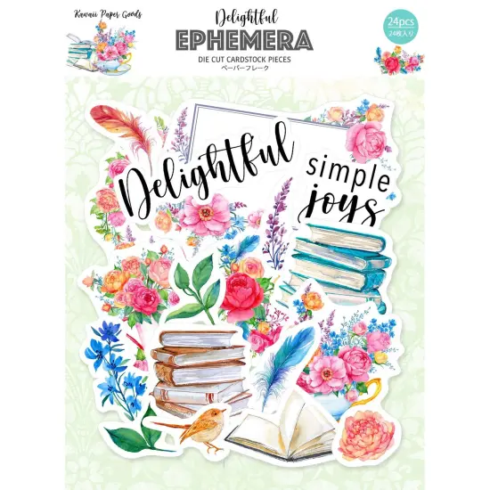 Memory Place Ephemera Cardstock Die-Cuts-Delightful {1}