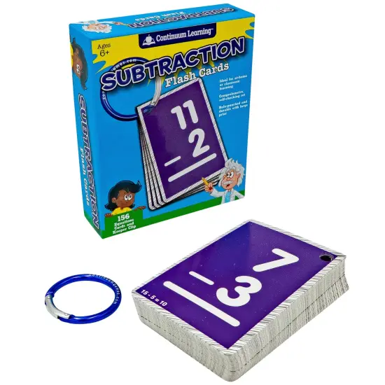 Subtraction Flash Cards {1}