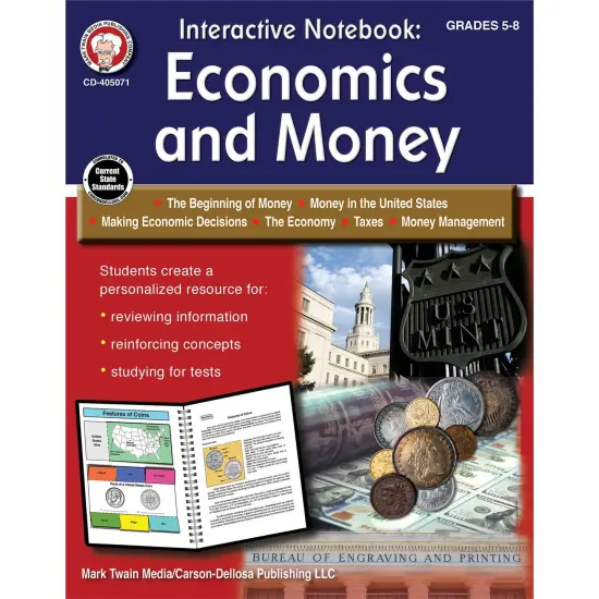 Interactive Notebook: Economics and Money, Grade 5-8 {1}