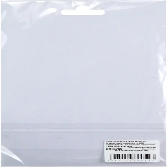 Little Birdie Ella Paper Flowers 35/Pkg-Shabby Chic {4}