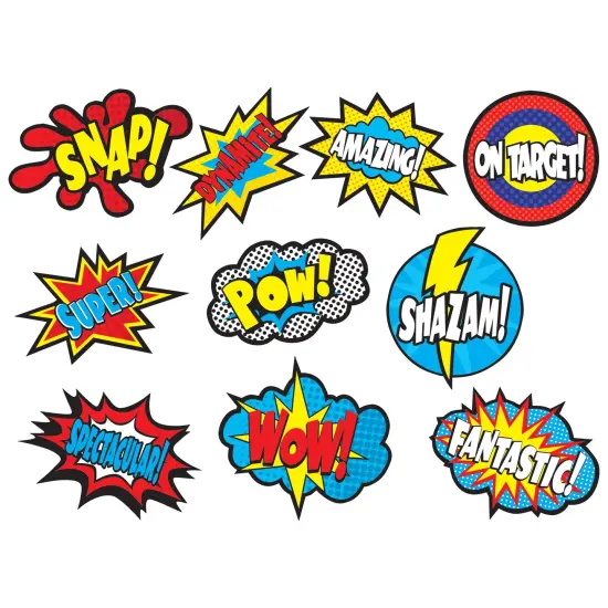 Superhero Sayings Accents, Pack of 30 {1}