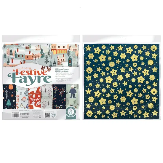 Tonic Studios Art Pad 12"x12"-A Very Festive Fayre {3}