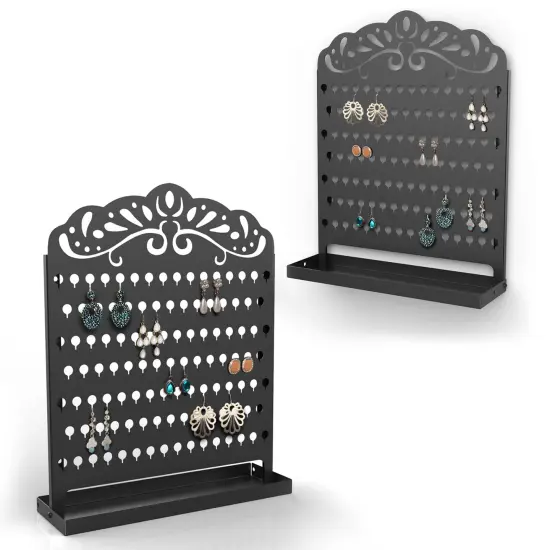Mango Steam Slim Profile Wall-Mounted Jewelry & Earring Organizer {1}