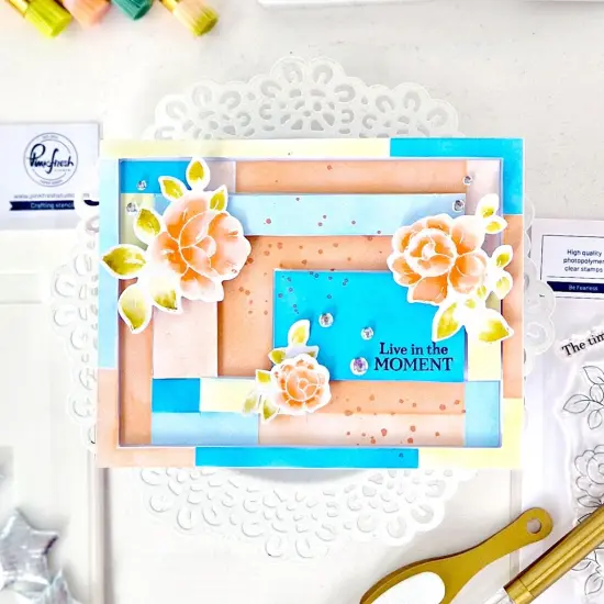 Pinkfresh Studio Clear Stamp Set 4"X6"-Be Fearless {6}