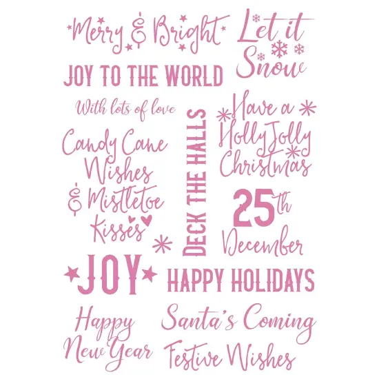 Tonic Studios Stamp Set-A Candy Cane Christmas Sentiment {4}