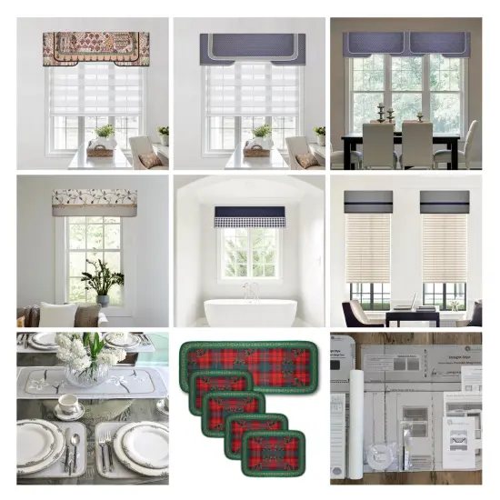 Straight Style Cornice-Valance Kit - Make Professional Valances Without a Sewing Machine {3}