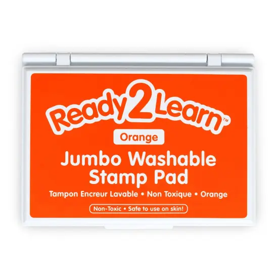 Jumbo Washable Stamp Pad - Orange - 6.2"L x 4.1"W {1}