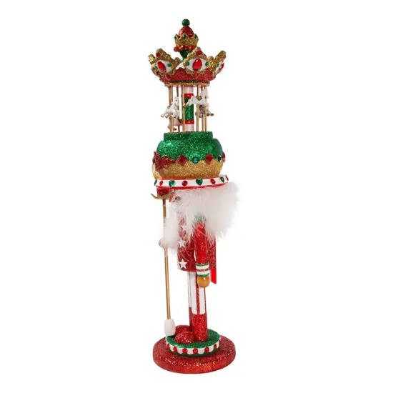 Kurt Adler 18-Inch Carousel Hat Musical Nutcracker {4}