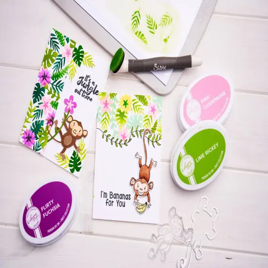 Sizzix Layered Stencils A6 By Catherine Pooler 4/Pkg-It's A Jungle Out There {4}