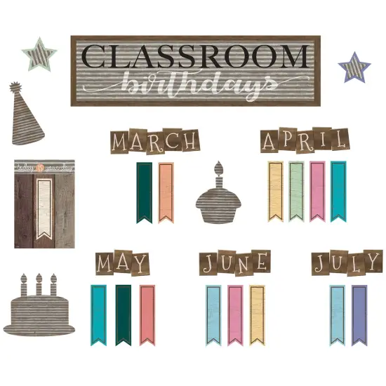 Home Sweet Classroom Birthday Mini Bulletin Board Set {1}