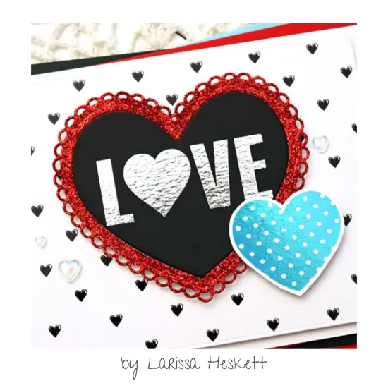 Deco Foil Adhesive Transfer Sheets 5.9" x 5.9"-Love & Kisses {3}