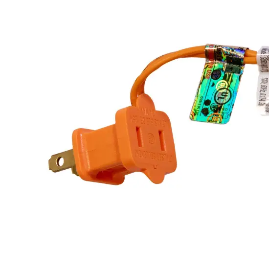 Kurt Adler 9 Foot Pre-Lit Orange Garland {4}