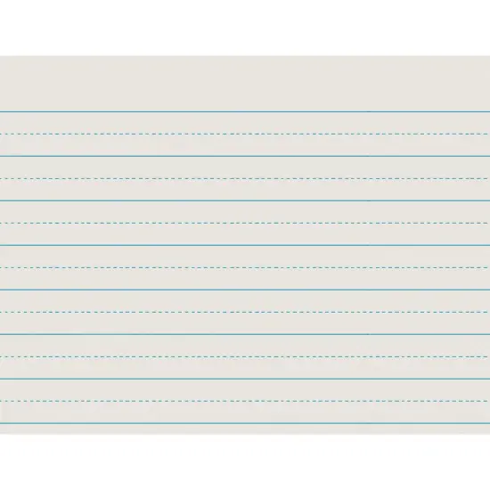 Newsprint Handwriting Paper, Alternate Dotted, Grade 1, 1" x 1/2" Ruled Long, 11" x 8-1/2", 500 Sheets {1}