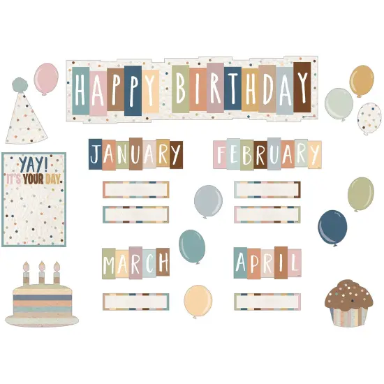 Everyone is Welcome Happy Birthday Mini Bulletin Board Set {1}