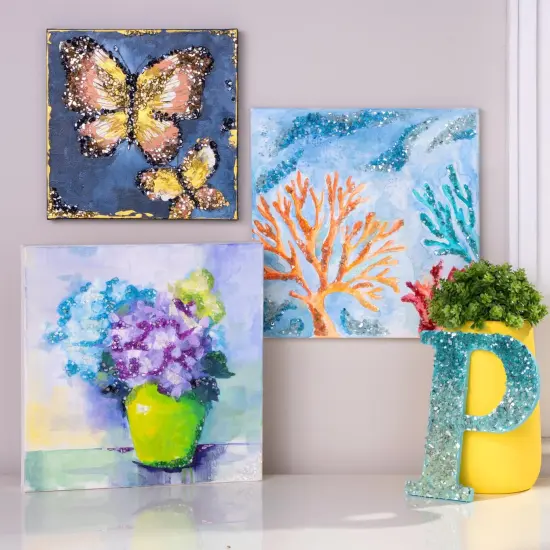 Plaid Fragment Effects Glass Chip Binder and Sealer-4oz {4}