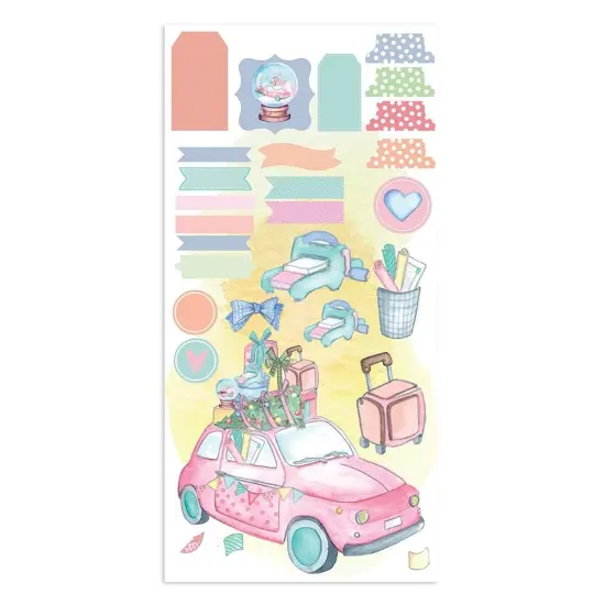 Stamperia Collectables Single-Sided Paper 6"X12" 10/Pkg-Christmas Rose, 10 Designs/1 Each {7}